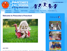 Tablet Screenshot of pinocchiopreschool.co.uk
